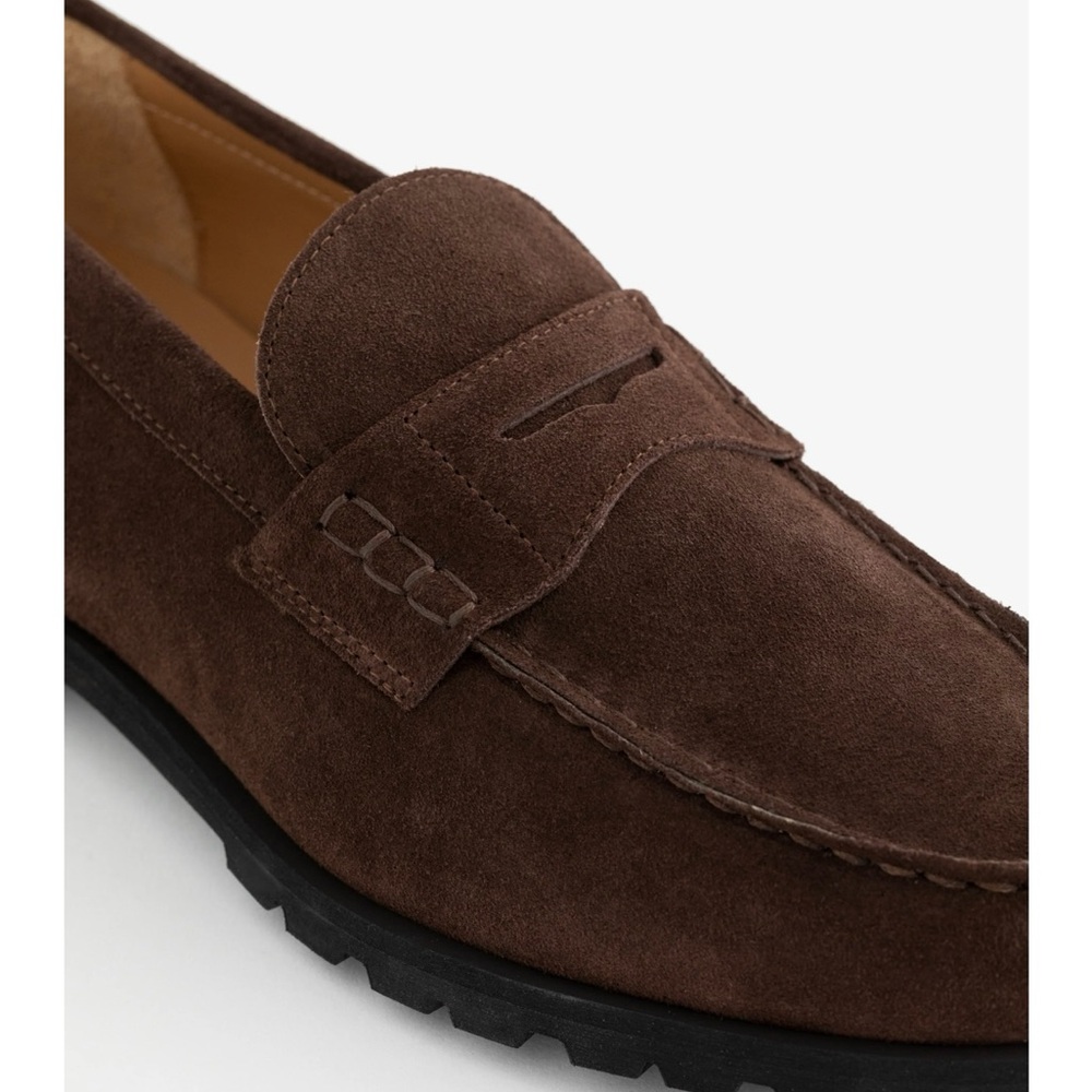 Aime Leon Dore Chocolate Suede Loafers - Picture 10 of 10